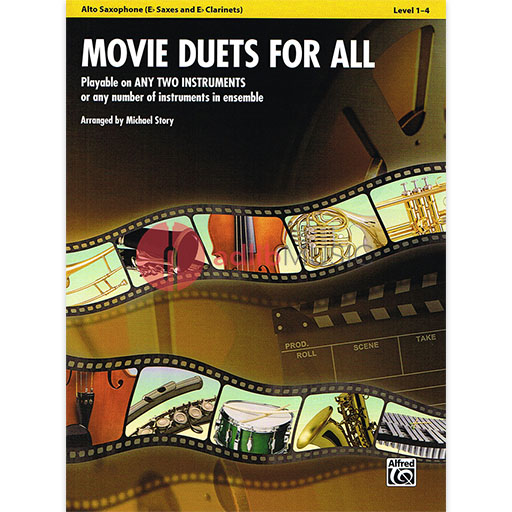 Movie Duets for All Alto Sax