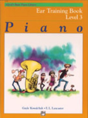 Alfred's Basic Piano Course - Ear Training Book 3 - Universal Edition - Alfred Music