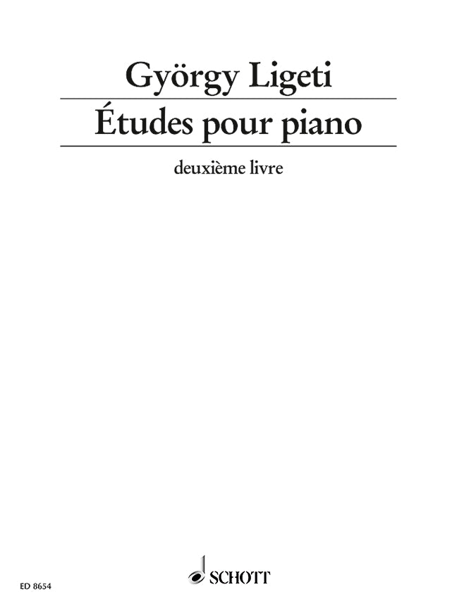 Ligeti Etudes for Piano Volume 2