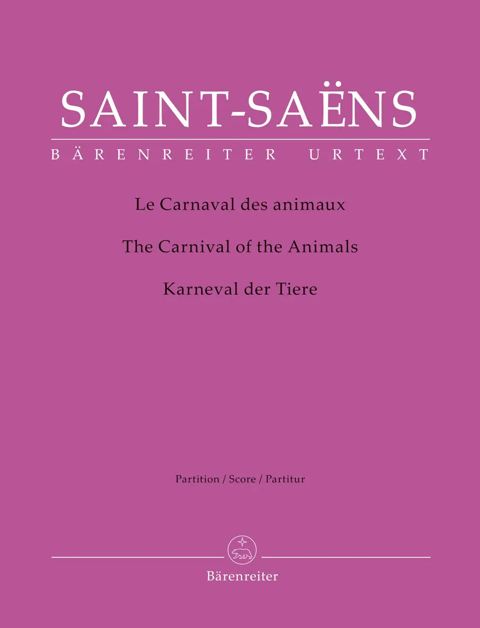 The Carnival of the Animals Score Saint-Saens