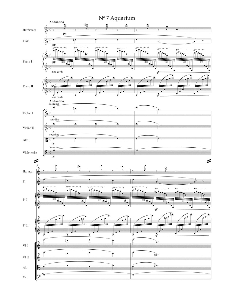 The Carnival of the Animals Score Saint-Saens
