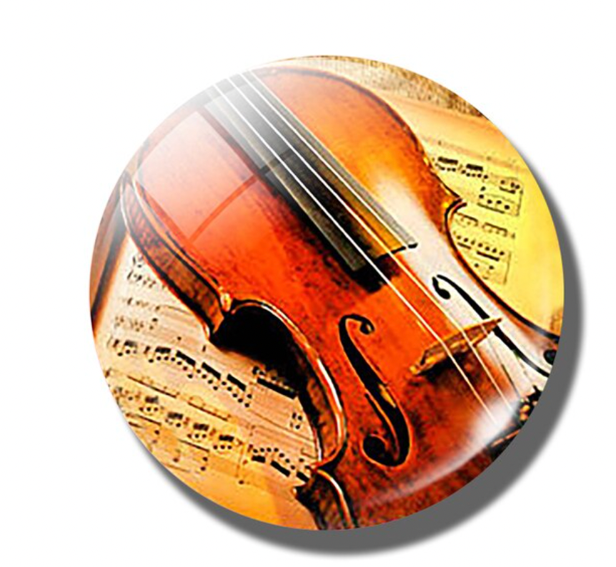 Magnet Violin on Manuscript