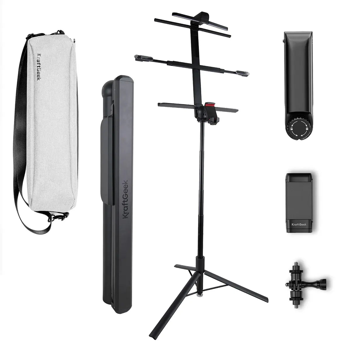 KraftGeek Capsule LITE Music Stand Concerto Combo Black