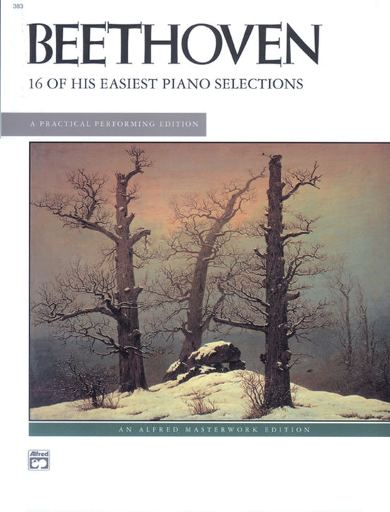 Beethoven 16 Easiest Piano Selections - Alfred