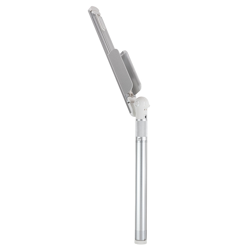 Music Stand - KraftGeek Bravo Music Stand with Bag, Light, and Phone/Tablet Mount, White