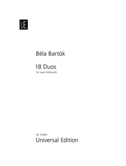 18 Duets for 2 Cellos