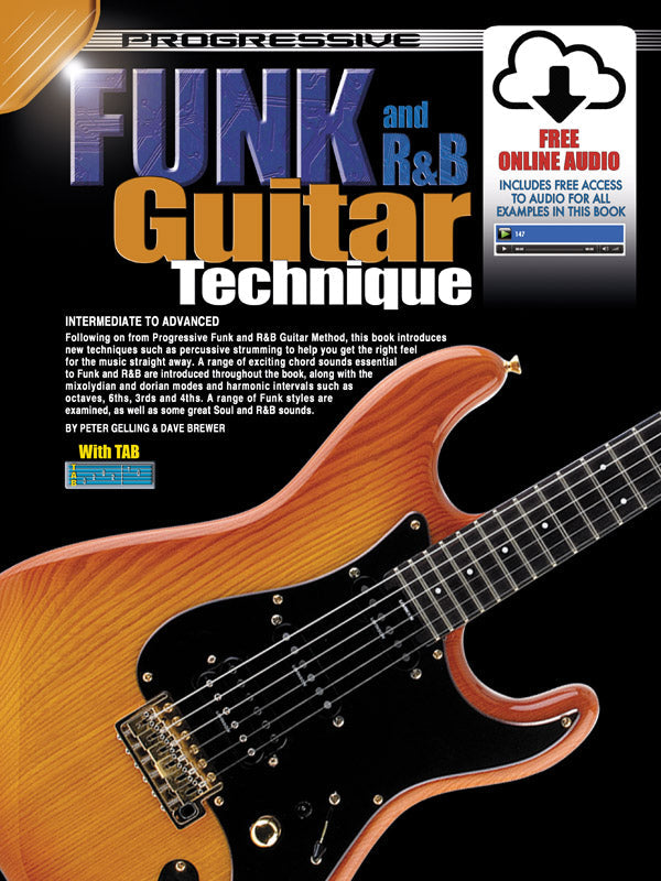 Progressive Funk and R&B Guitar Technique Bk/OA