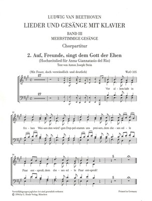Complete Songs for Voice and Piano Volume 3