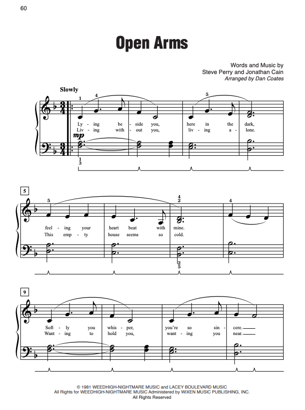 Simply Rock 80s EasyPiano - Coates - Alfred