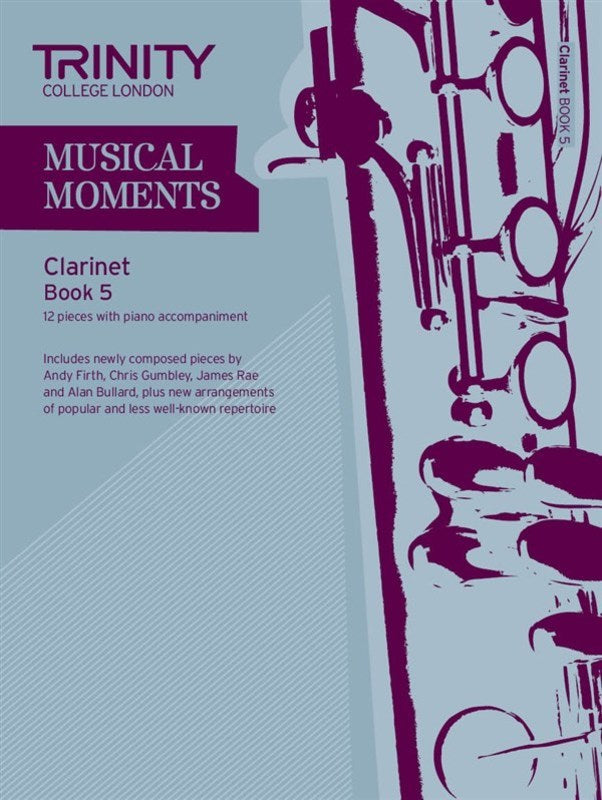 Trinity Musical Moments Clarinet Book 5 - Trinity - Trinity