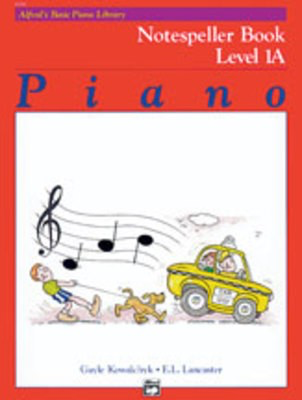 Alfred's Basic Piano Course - Notespeller Book 1A - Alfred Music