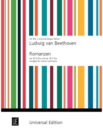 2 Romances for Violin and Piano Op 40 & 50