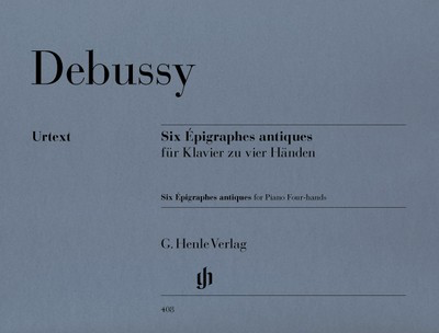 Six Epigraphes antiques Piano 4 hands