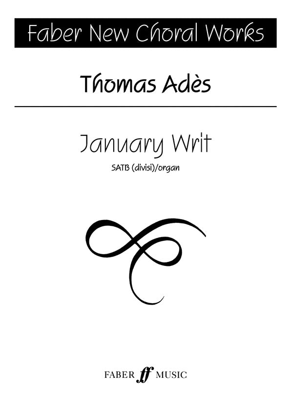 JANUARY WRIT SATB/ORGAN