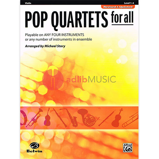 Pop Quartets for All Violin