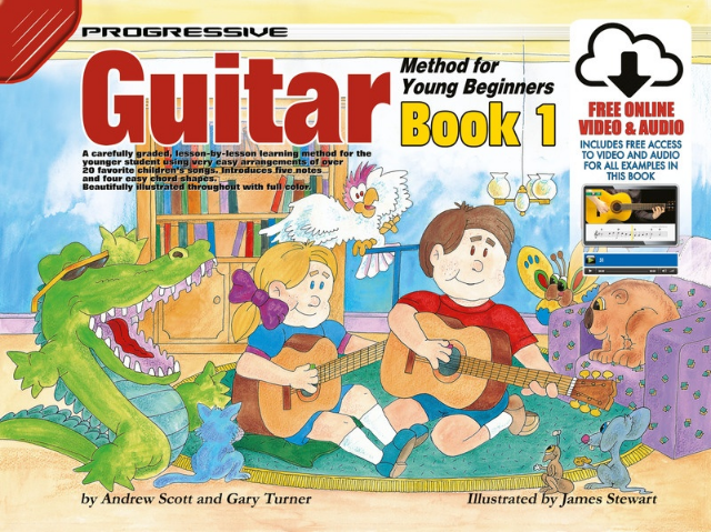 Progressive Guitar Meth for Young Begin Bk 1 Bk/OA