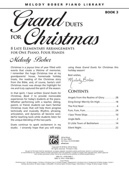 Grand Duets for Christmas Book 3 1P4H
