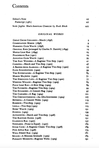 Joplin Complete Piano Works