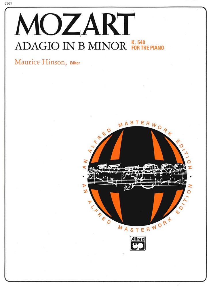 Mozart Adagio in B Minor K 540