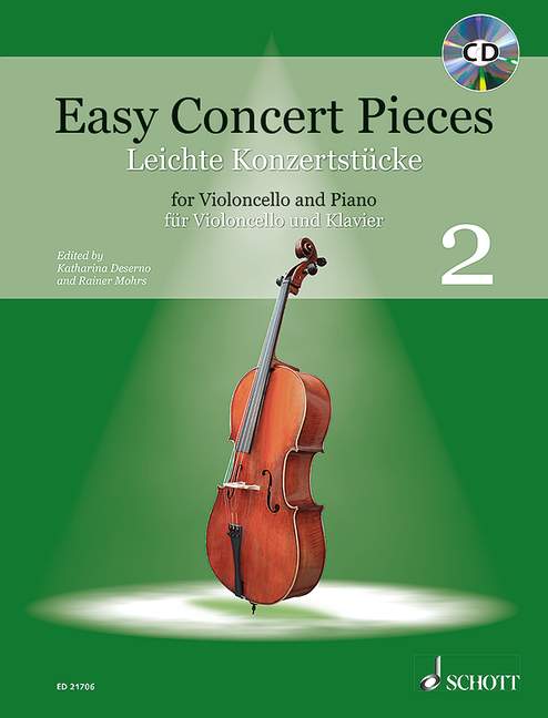 Easy Concert Pieces for Cello Volume 2 Book/CD