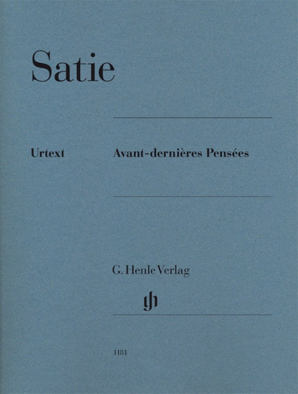 Avant Dernieres Pensees Piano Solo