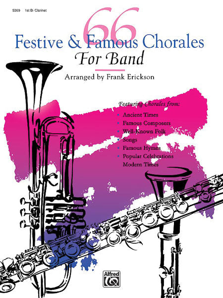 66 Festive and Famous Chorales 1st Clarinet