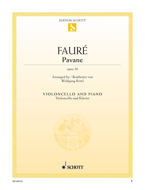 Faure Pavane Op 50 for Cello and Piano