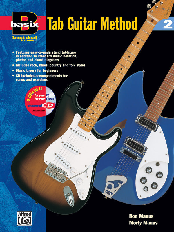 Basix TAB Guitar Method 2 Book/ECD