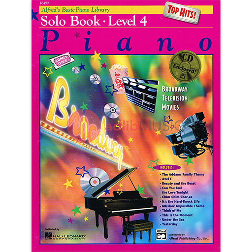 Alfred's Basic Piano Course - Top Hits! Solo Book 4/CD - Alfred Music