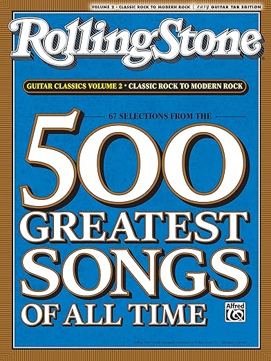 Rolling Stone 500 Greatest Songs Vol2 Easy Gtr Tab