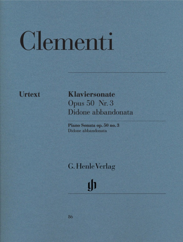 Sonata Didone Abbandonata Op 50 No 3 Piano