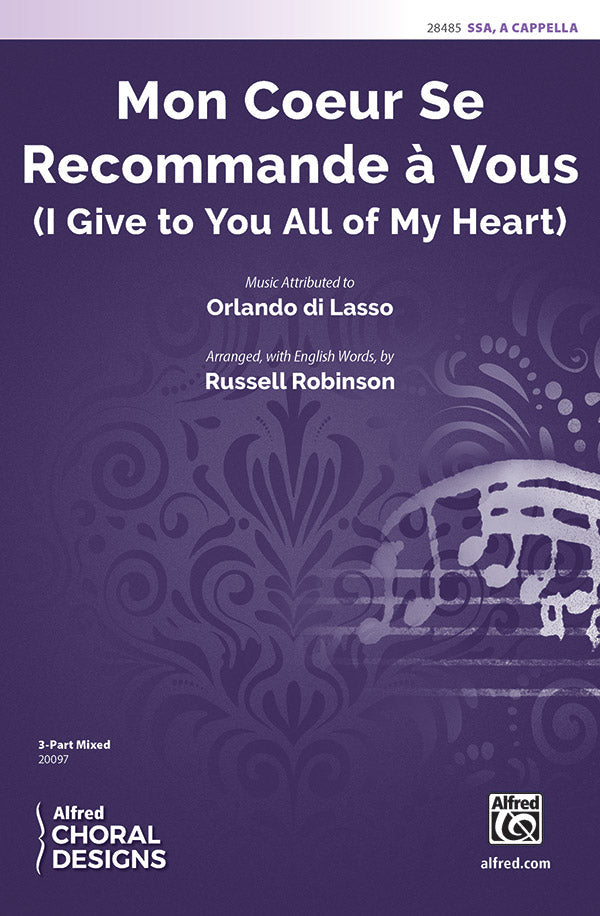 MON COEUR SE RECOMMANDE Ú VOUS SSA