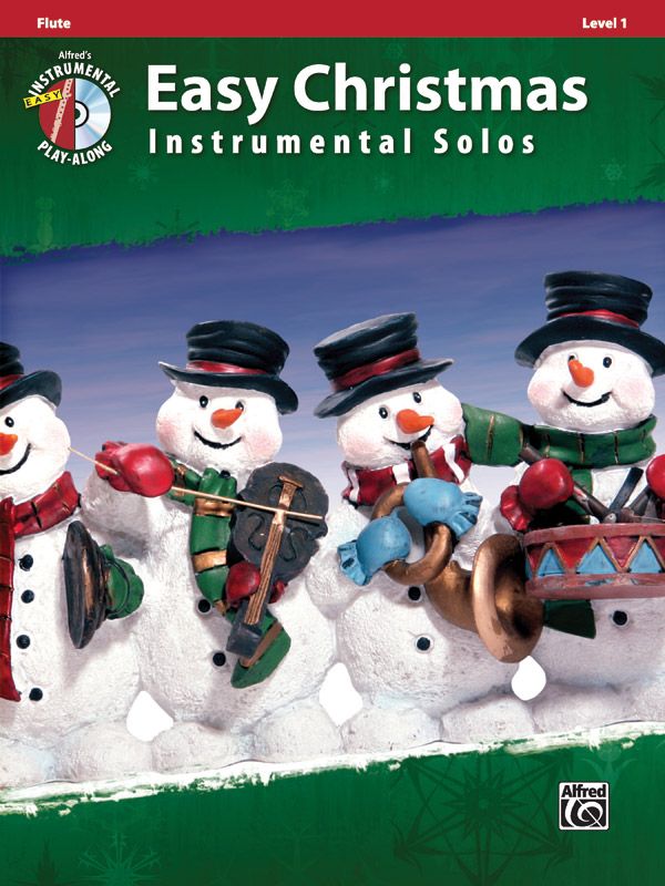 Easy Christmas Instrumental Solos -  Flute Book/CD