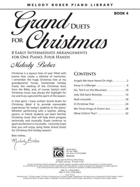 Grand Duets for Christmas Book 4 1P4H