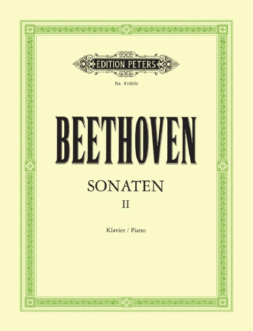 SONATAS COMPLETE VOL 2 (PNO) - BEETHOVEN (URTEXTARRAU/HOFFMAN - PETERS P8100B