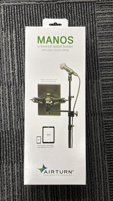 AirTurn Manos Universal Tablet Holder with Side Mount Clamp