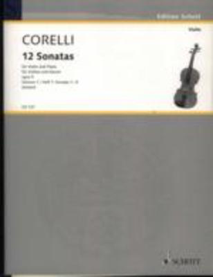 Corelli - 12 Sonatas Op5 Volume 1/1-6 - Violin/Piano/Cello Ad Lib edited by Kehr Schott ED4380