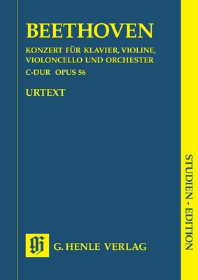 Triple Concerto Op 56 Study Score