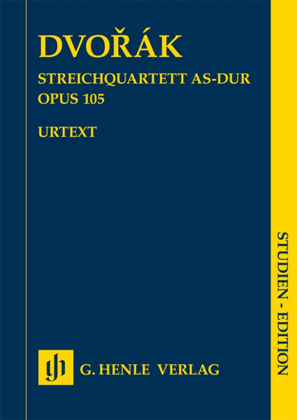 String Quartet in A Flat Major Op 105 Study Score
