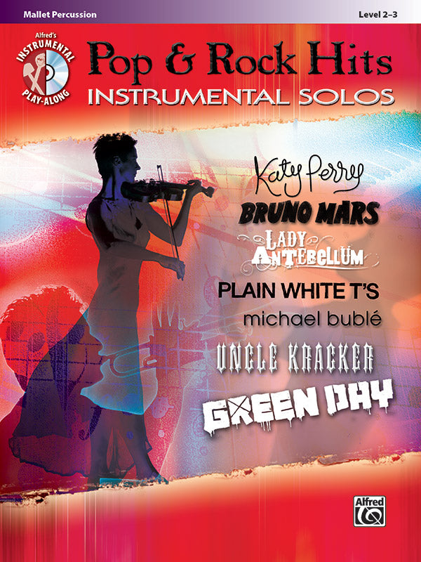 Pop & Rock Hits Inst Solos Mallet Bk/Cd
