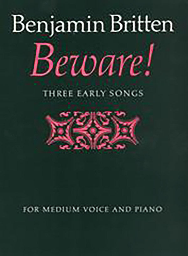 BEWARE! 3 SONGS (MEDIUM VOICE & PIANO) - Faber 057150762X