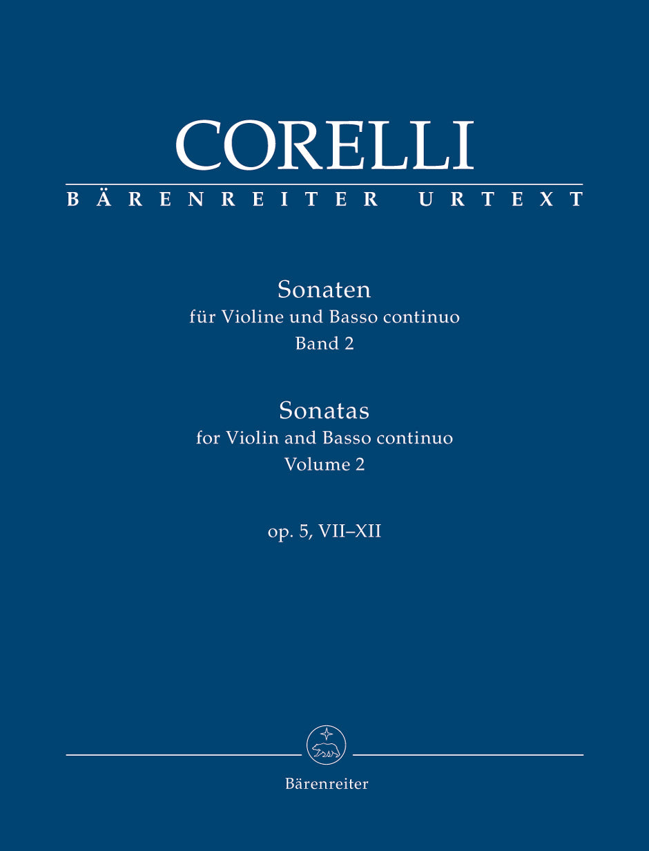 Sonatas for Violin & Continuo Op 5 No 7-12