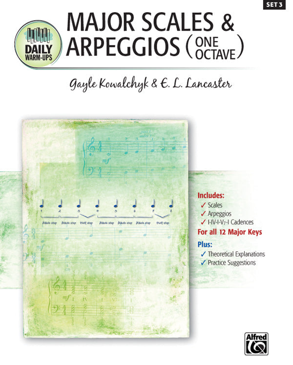DAILY WARM-UPS BK 3 MAJ 1 OCTAVE PNO