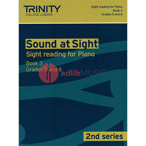 Trinity Sound At Sight Piano Book 3 - Grade 5-6 Series 2 - Trinity College London TG009203