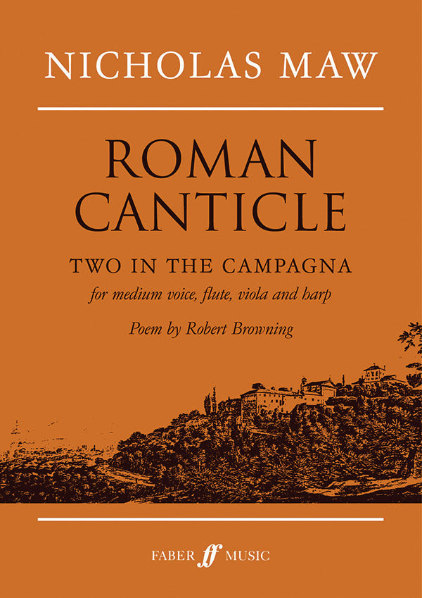 ROMAN CANTICLE (VOICE FLUTE VIOLA & HARP) (SCORE) - Faber 0571514391