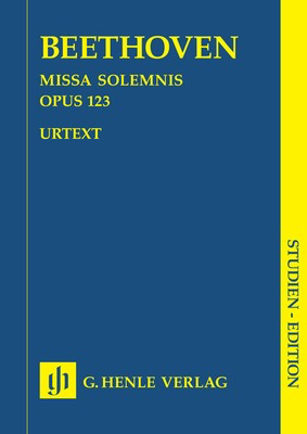 Missa solemnis D major Op 123 Study Score