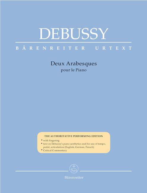 Deux Arabesques for the Piano - Debussy Claude Back Regina Barenreiter BA8768