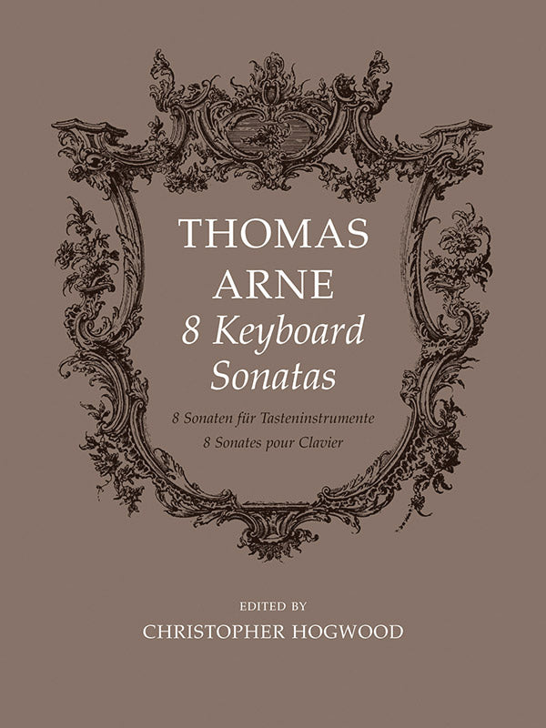 Eight Keyboard Sonatas - Arne Thomas Hogwood Christopher Faber 0571507034