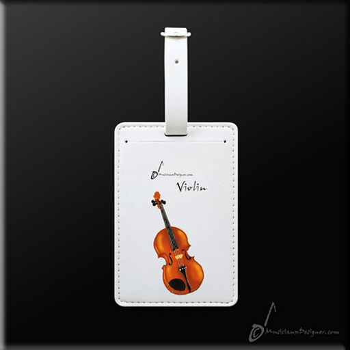 Luggage Tag Violin