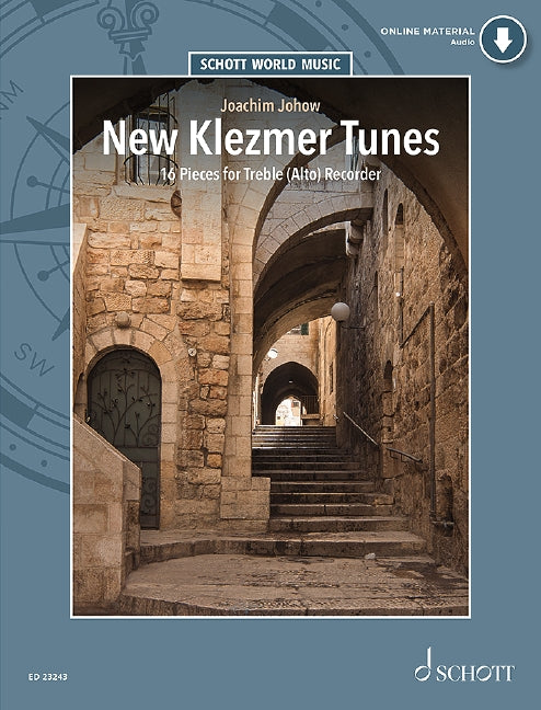 New Klezmer Tunes 16 Pieces for Alto Recorder Book/OA - Johow Joachim